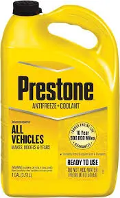 ماء رديتر بريستون جالون اصفر لون السائل اخضر Prestone