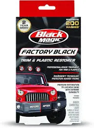 [112]  بلاك ماجيك مجدد البلاستيك و الرفرف Black Magic