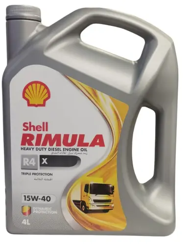 زيت شل روميلا ديزل Shell Rimula R4 15W40 4L