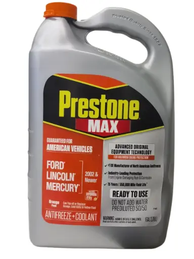 [5632] ماء رديتر برتقالي بريستون Prestone